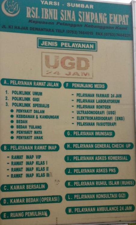 RS Umum Islam Ibnu Sina Jakarta Barat